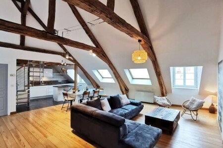 Appartement de charme, 3 chambres, avec jacuzzi