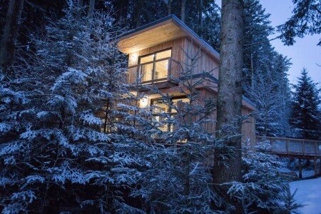 Chalet design, 2 chambres, avec jacuzzi