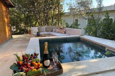 Chalet cozy, 1 chambre, avec jacuzzi