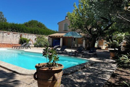 Maison chic, 4 chambres, avec piscine