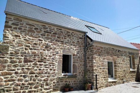Maison en pierre 2 chambres, avec jardin
