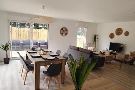 Maison tout confort, 3 chambres, avec wifi