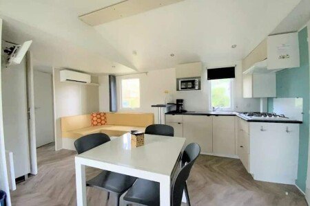 Mobil home 4 chambres, avec climatisation