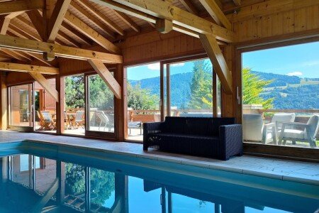 Chalet 4 chambres, avec piscine