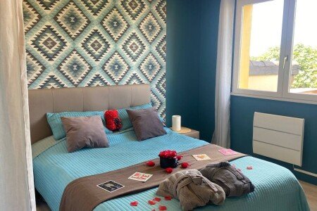 Bed and breakfast bien-être, 1 chambre, avec jacuzzi