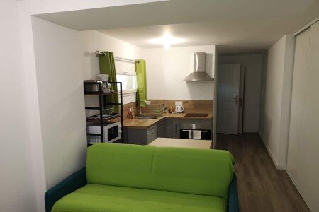 Gîte 1 chambre, avec piscine