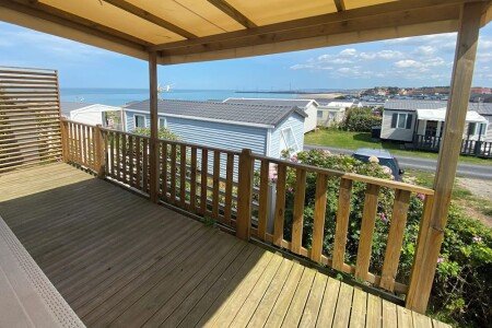 Mobil home cozy, 3 chambres, avec climatisation