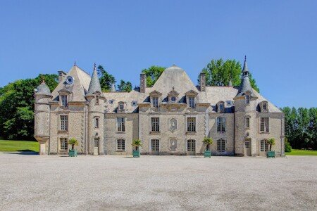 Château design, 8 chambres, avec piscine