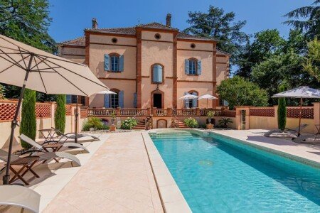 Manoir chic, 10 chambres, avec piscine