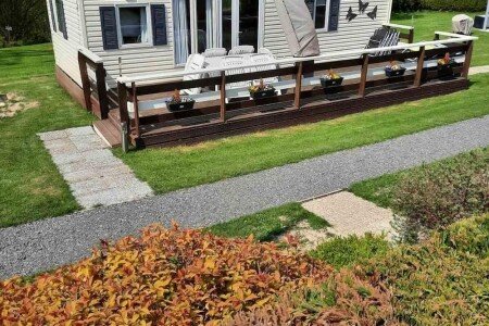 Mobil home 3 chambres, avec piscine