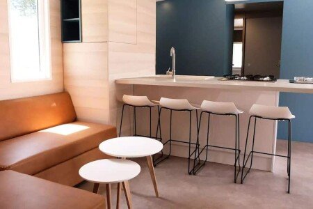 Mobil home 3 chambres, avec climatisation