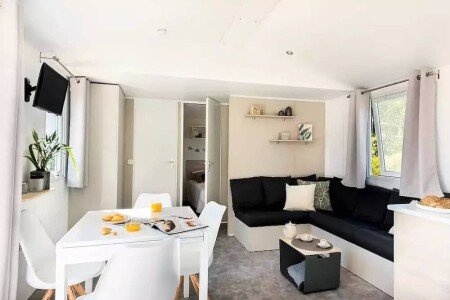 Mobil home 2 chambres, avec wifi