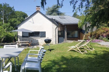 Maison en pierre 3 chambres, avec jacuzzi