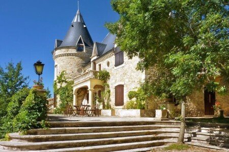 Château bien-être, 10 chambres, avec piscine