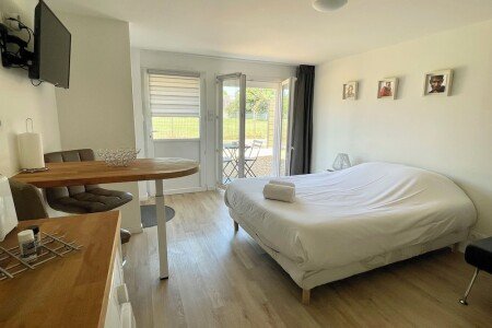 Studio 1 chambre, avec salle de sport