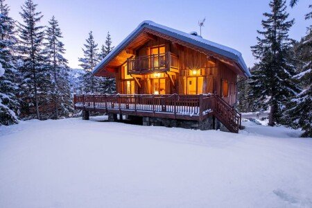 Chalet design, 4 chambres, avec jardin