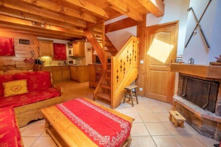 Appartement 4 chambres, avec cheminée