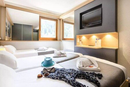 Appart'Hotel bien-être, 1 chambre, avec sauna