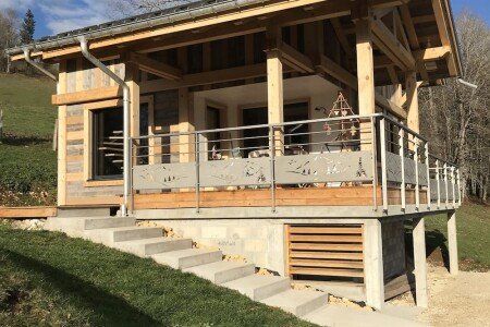 Chalet 3 chambres, avec jardin