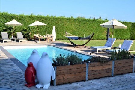 Gîte 1 chambre, avec piscine