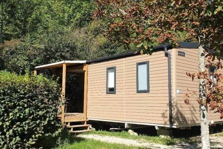 Mobil home 2 chambres, avec piscine