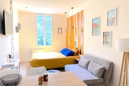 Studio bien-être, 1 chambre, avec piscine