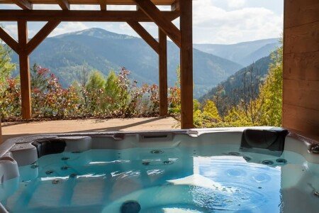 Chalet authentique, 7 chambres, avec jacuzzi