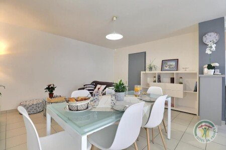 Appartement 2 chambres, avec jardin