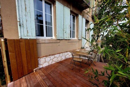 Loft design, 1 chambre, avec jardin