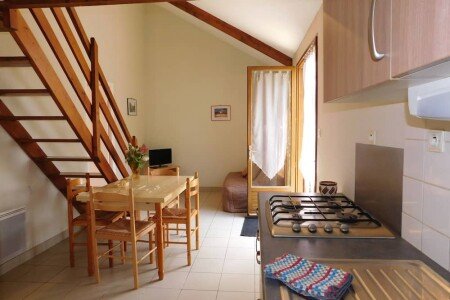 Chalet 2 chambres, avec jardin