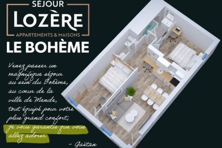 Studio authentique, 1 chambre, avec jacuzzi