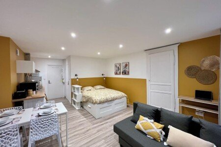 Appartement 4 voyageurs, avec jacuzzi