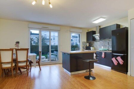 Appartement 2 chambres, avec jardin