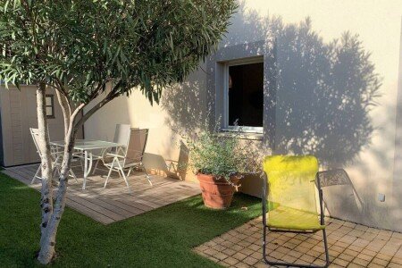 Appartement 1 chambre, avec jardin