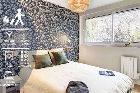 Appartement 2 chambres, avec wifi