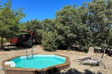 Camping / Mobil Home 1 chambre, avec piscine