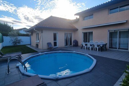 Maison 3 chambres, avec piscine