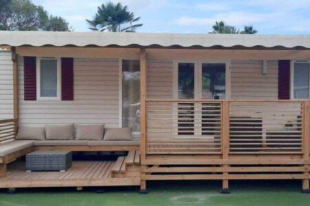 Mobil home 3 chambres, avec jacuzzi