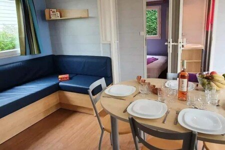 Camping / Mobil Home chic, 2 chambres, avec piscine