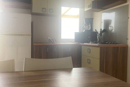 Mobil home 3 chambres, avec jardin