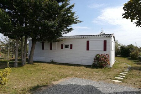 Mobil home 2 chambres, avec jardin
