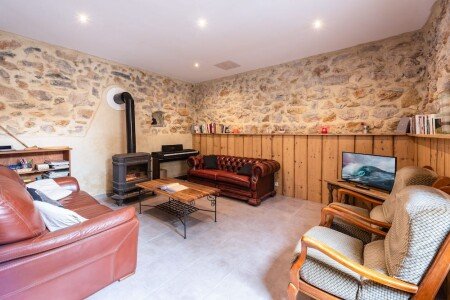 Maison 4 chambres, avec cheminée