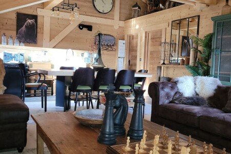 Appartement 2 chambres, avec cheminée