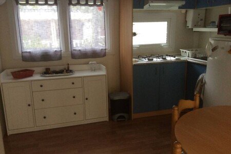 Mobil home 2 chambres, avec piscine