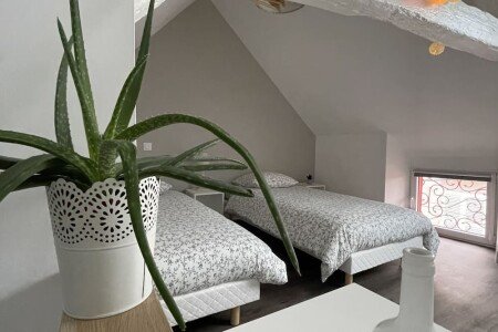 Maison 2 chambres, avec wifi