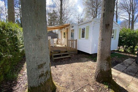 Mobil home 2 chambres, avec piscine