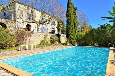 Maison de campagne cozy, 4 chambres, avec piscine