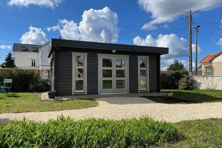 Chalet chic, 1 chambre, avec jardin