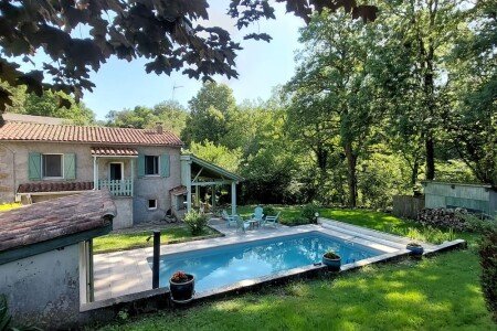 Maison 3 chambres, avec piscine