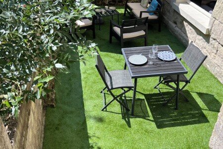 Appartement 1 chambre, avec jardin